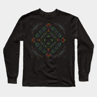 Aviation Pilot Display mandala Pattern 2 Long Sleeve T-Shirt